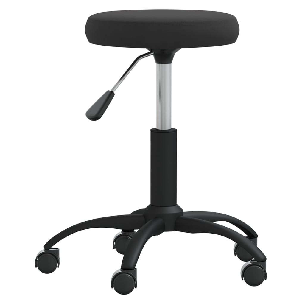 vidaXL Office Swivel Chair Black Velvet 3