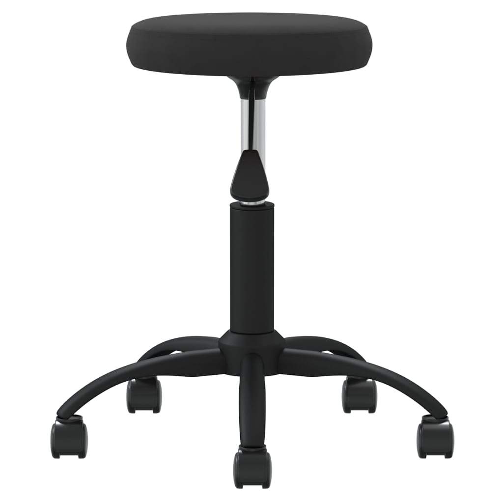 vidaXL Office Swivel Chair Black Velvet 4