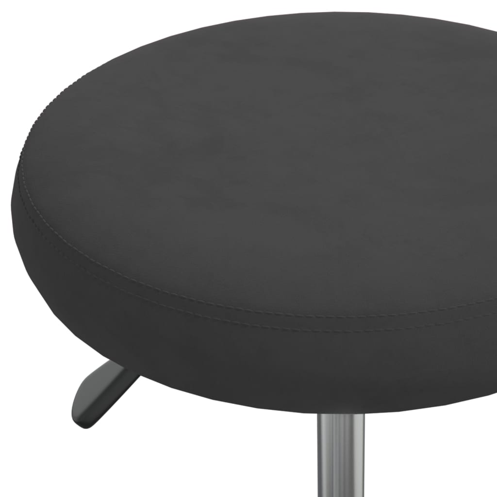 vidaXL Office Swivel Chair Black Velvet 5