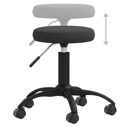 vidaXL Office Swivel Chair Black Velvet 6