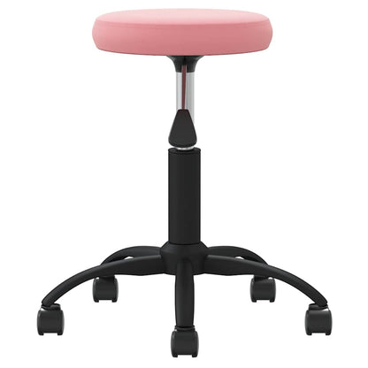 vidaXL Office Swivel Chair Pink Velvet 4