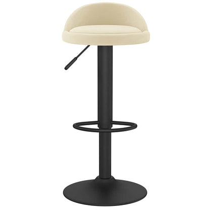 vidaXL Bar Stool Cream Velvet 3