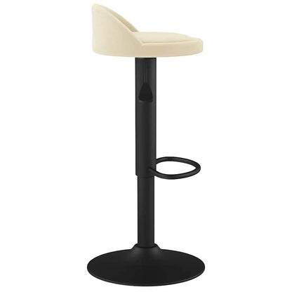 vidaXL Bar Stool Cream Velvet 4