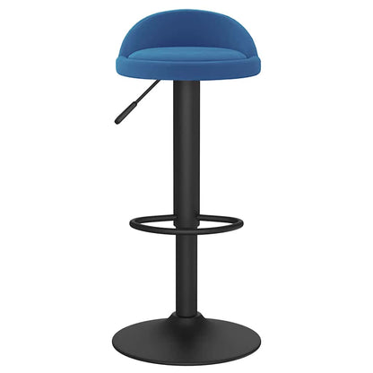vidaXL Bar Stool Blue Velvet 3