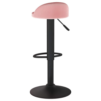 vidaXL Bar Stool Pink Velvet 5