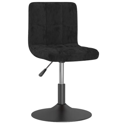 vidaXL Swivel Bar Stool Black Velvet 2