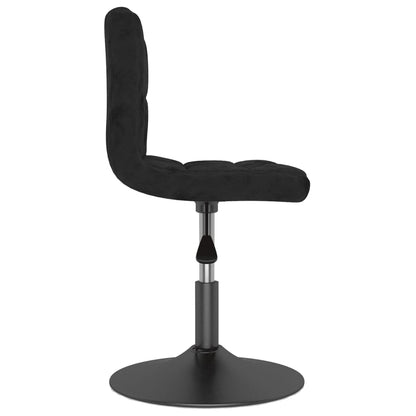 vidaXL Swivel Bar Stool Black Velvet 5