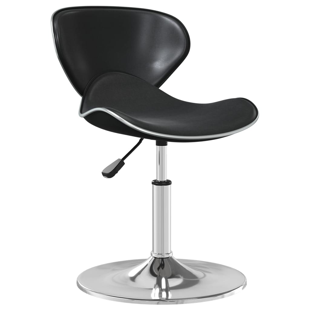 vidaXL Bar Stool Black Faux Leather 2