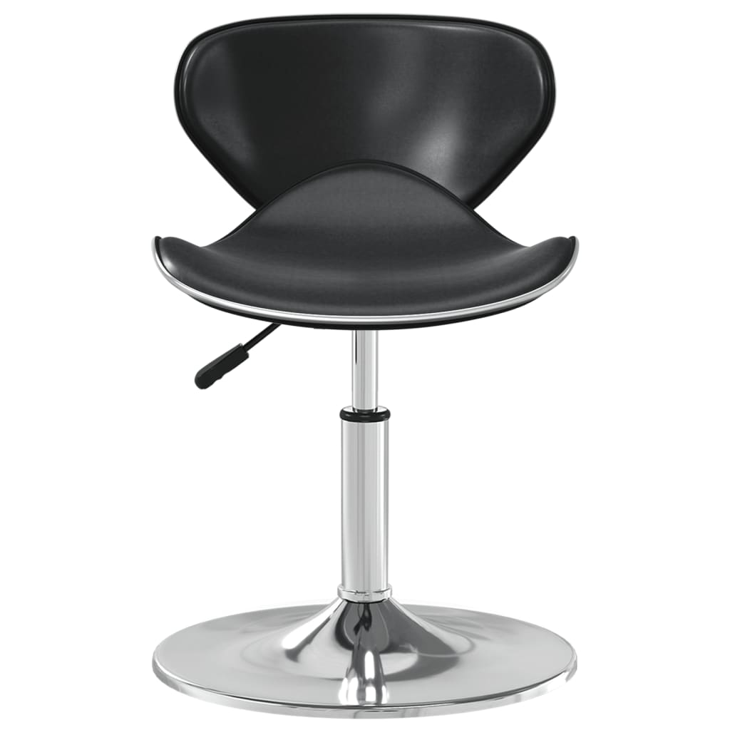vidaXL Bar Stool Black Faux Leather 3