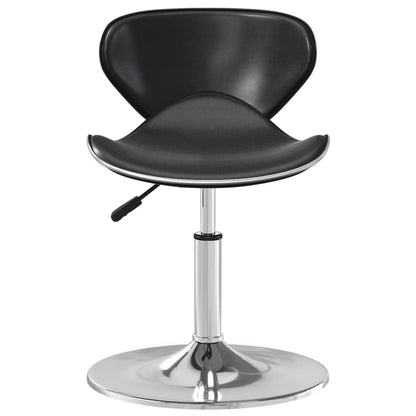 vidaXL Bar Stool Black Faux Leather 3