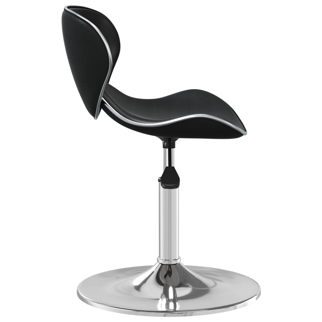 vidaXL Bar Stool Black Faux Leather 4