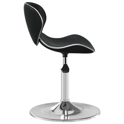 vidaXL Bar Stool Black Faux Leather 4
