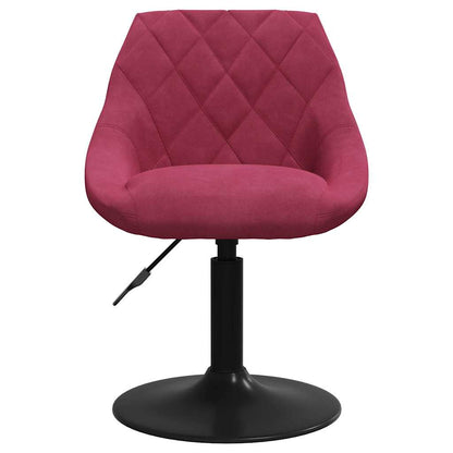 Bar Stool Velvet Wine red