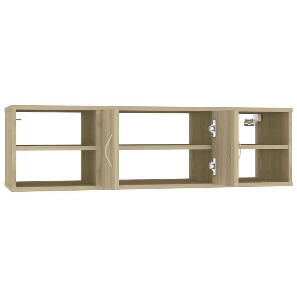 vidaXL Wall Shelf | Sonoma Oak | Engineered Wood | Medium | Wall Shelf 5