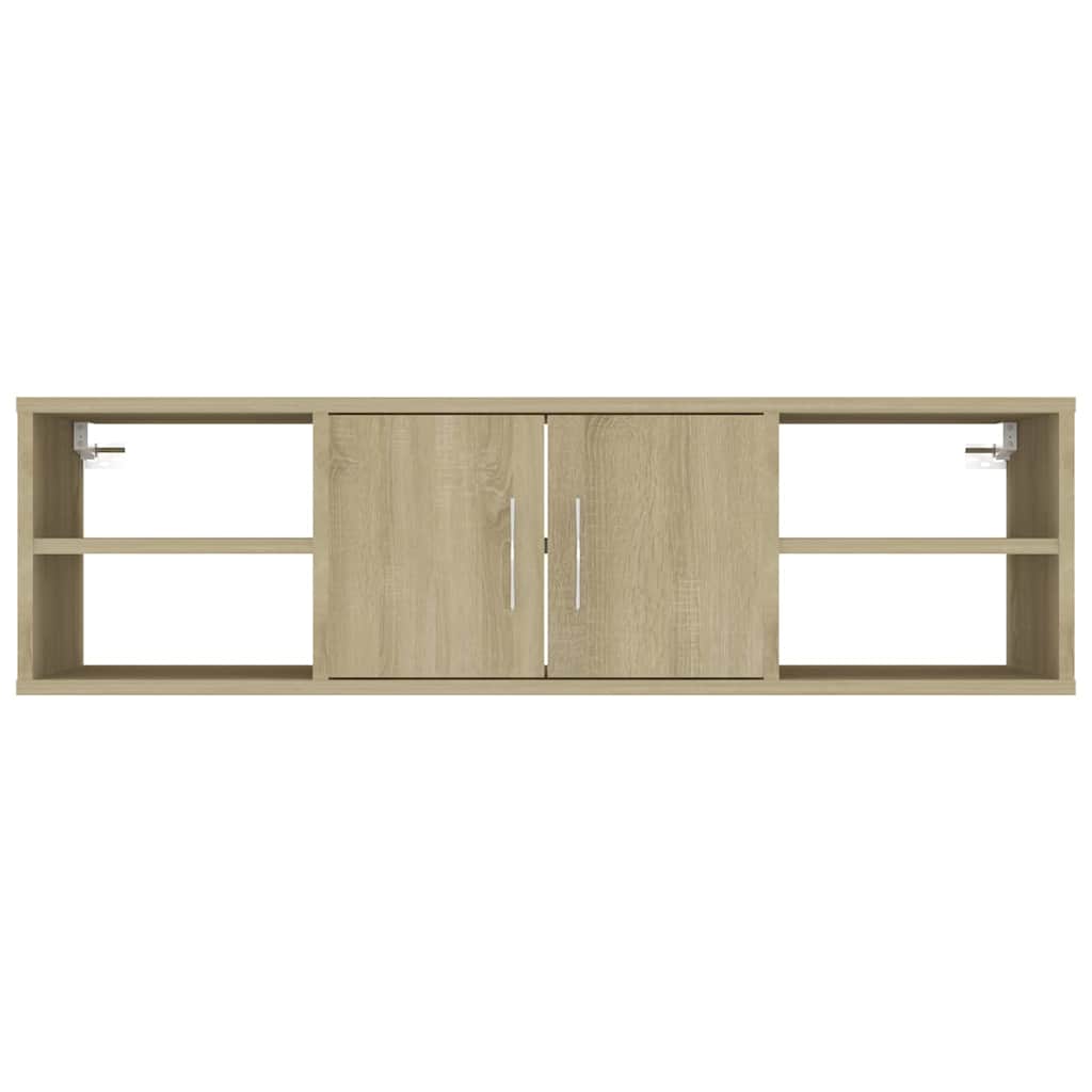vidaXL Wall Shelf | Sonoma Oak | Engineered Wood | Medium | Wall Shelf 6
