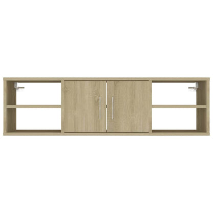 vidaXL Wall Shelf | Sonoma Oak | Engineered Wood | Medium | Wall Shelf 6
