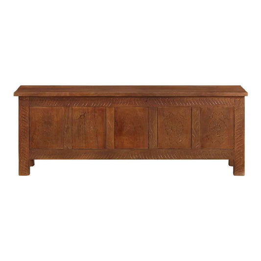 328310 vidaXL Storage Box 110x30x40 cm Solid Mango Wood 2