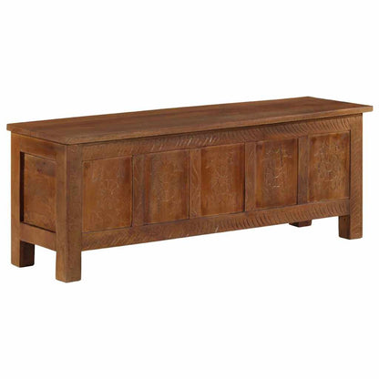 328310 vidaXL Storage Box 110x30x40 cm Solid Mango Wood 4