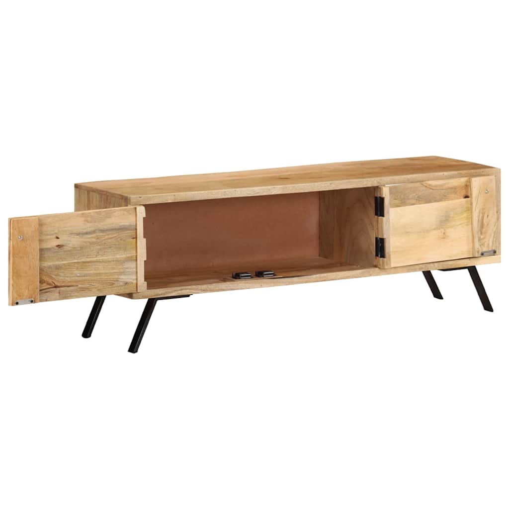 vidaXL TV Cabinet 110x30x40 cm Solid Mango Wood 4
