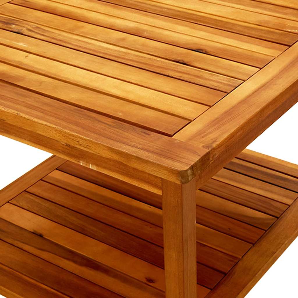 316403 vidaXL Coffee Table 60x60x45 cm Solid Acacia Wood 5