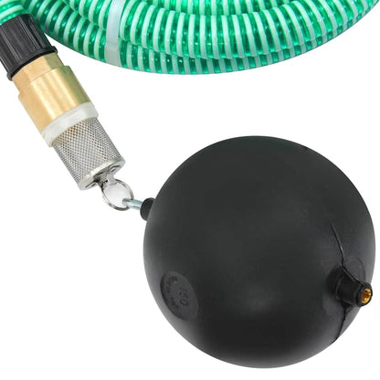 vidaXL Suction Hose | Green | PVC, brass | Standard | Durable | Suction Hose 6