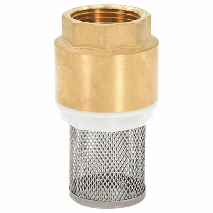 vidaXL Suction Hose with Brass Connectors Green 1.1" 15 m PVC 6