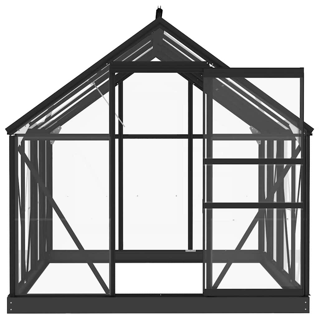 vidaXL Greenhouse Glass Replacements 16 pcs Tempered Glass 4