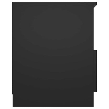 806160 vidaXL Bed Cabinets 2 pcs Black 40x40x50 cm Engineered Wood 6