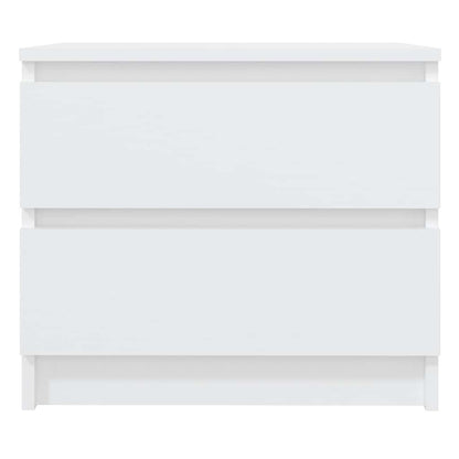 806193 vidaXL Bed Cabinet White 50x39x43,5 cm Engineered Wood 3