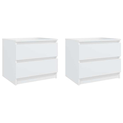 vidaXL Bed Cabinets 50x39x43.5 cm Engineered Wood