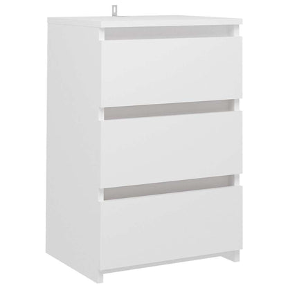 806211 vidaXL Bed Cabinet White 40x35x62,5 cm Engineered Wood 2