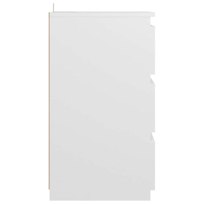 806211 vidaXL Bed Cabinet White 40x35x62,5 cm Engineered Wood 5