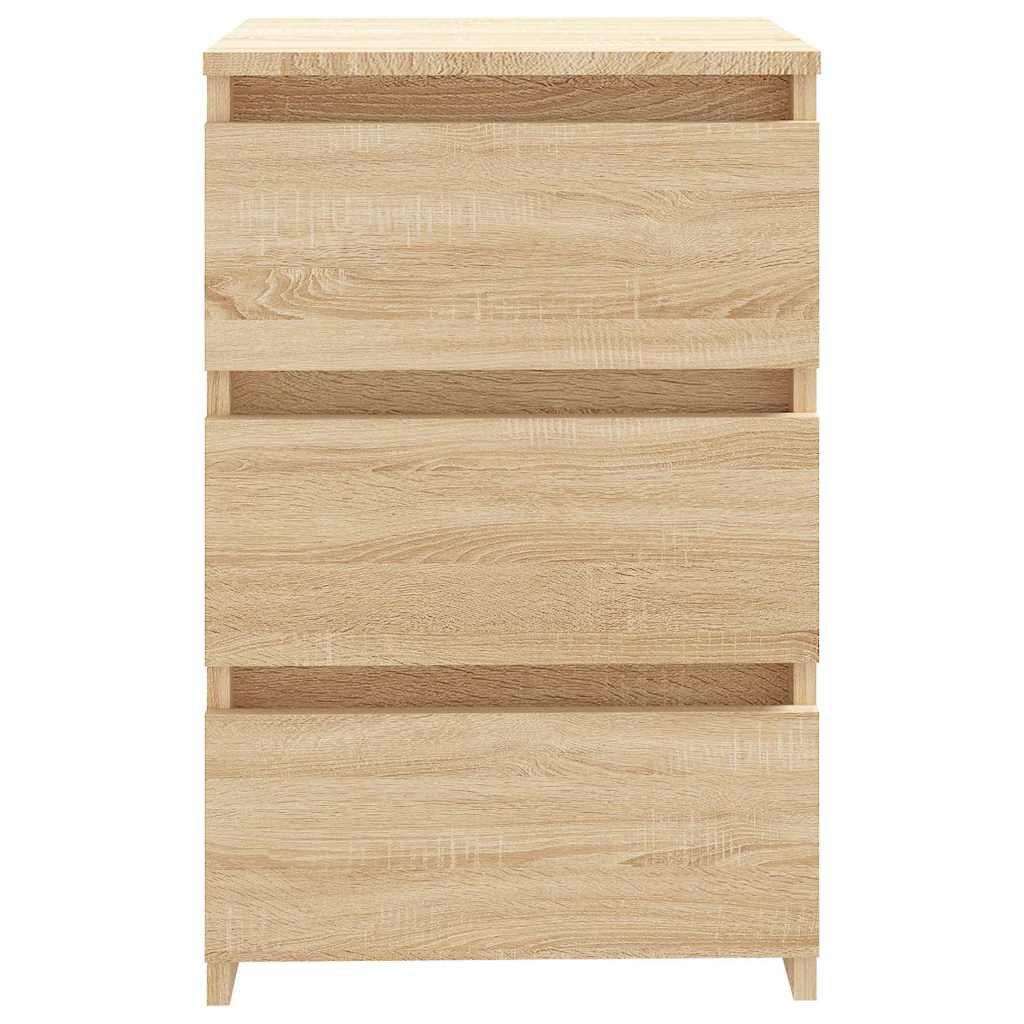806217 vidaXL Bed Cabinet Sonoma Oak 40x35x62,5 cm Engineered Wood 3