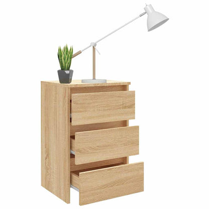 806217 vidaXL Bed Cabinet Sonoma Oak 40x35x62,5 cm Engineered Wood 6
