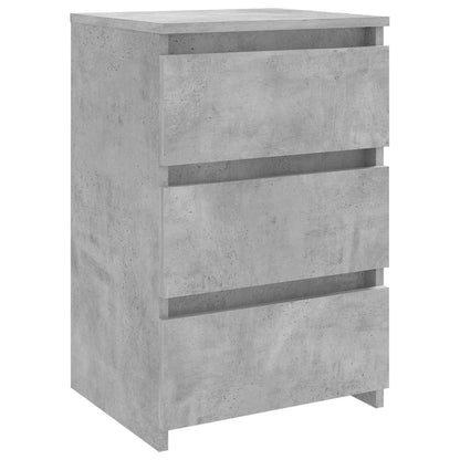 806219 vidaXL Bed Cabinet Concrete Grey 40x35x62,5 cm Engineered Wood 2