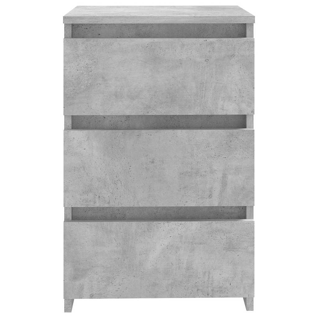 806219 vidaXL Bed Cabinet Concrete Grey 40x35x62,5 cm Engineered Wood 3