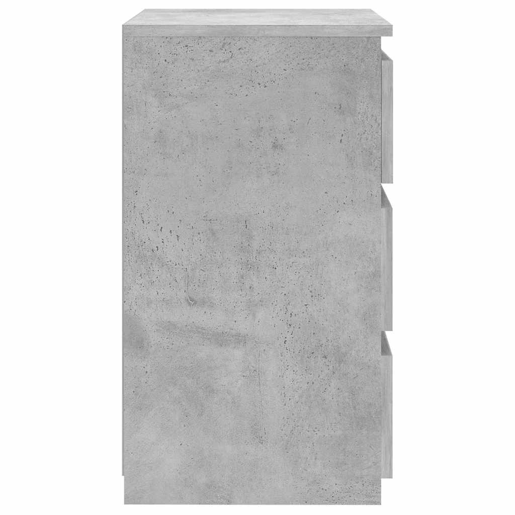 806219 vidaXL Bed Cabinet Concrete Grey 40x35x62,5 cm Engineered Wood 5