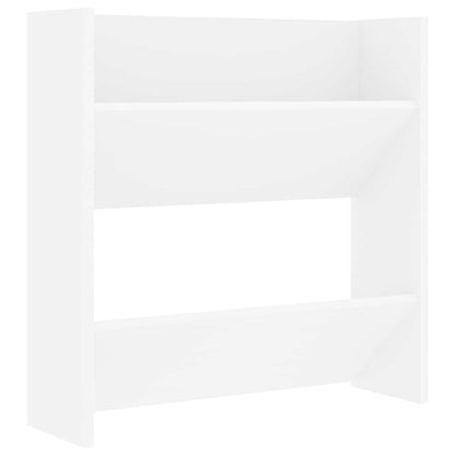 vidaXL Wall Shoe Cabinets 4 pcs White 60x18x60 cm Engineered Wood 5