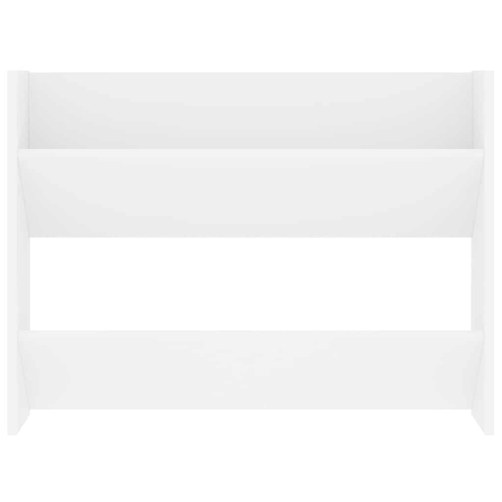 vidaXL Wall Shoe Cabinet 2 pcs White 80x18x60 cm Engineered Wood 6