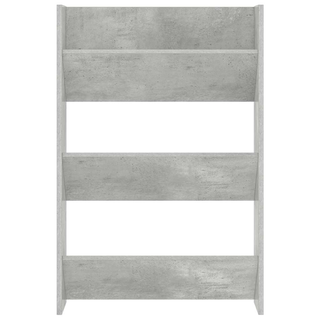 vidaXL Wall Shoe Cabinet | Set of 2 | Concrete grey | Engineered wood | Compact 6