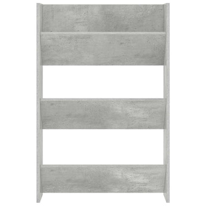 vidaXL Wall Shoe Cabinet | Set of 2 | Concrete grey | Engineered wood | Compact 6