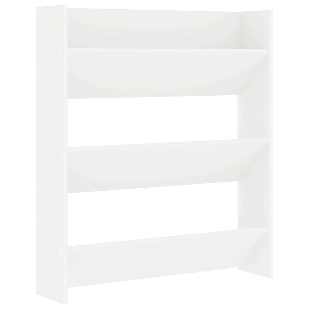 vidaXL Wall Shoe Cabinet | White | Engineered wood | Medium | Wall mounting 2