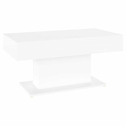vidaXL Coffee Table White 96x50x45 cm Engineered Wood 2