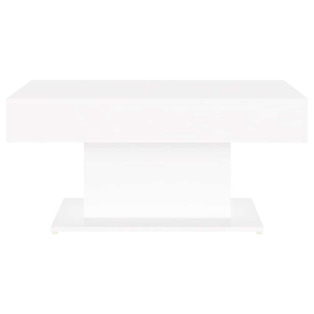 vidaXL Coffee Table White 96x50x45 cm Engineered Wood 4