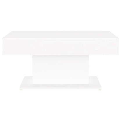 vidaXL Coffee Table White 96x50x45 cm Engineered Wood 4