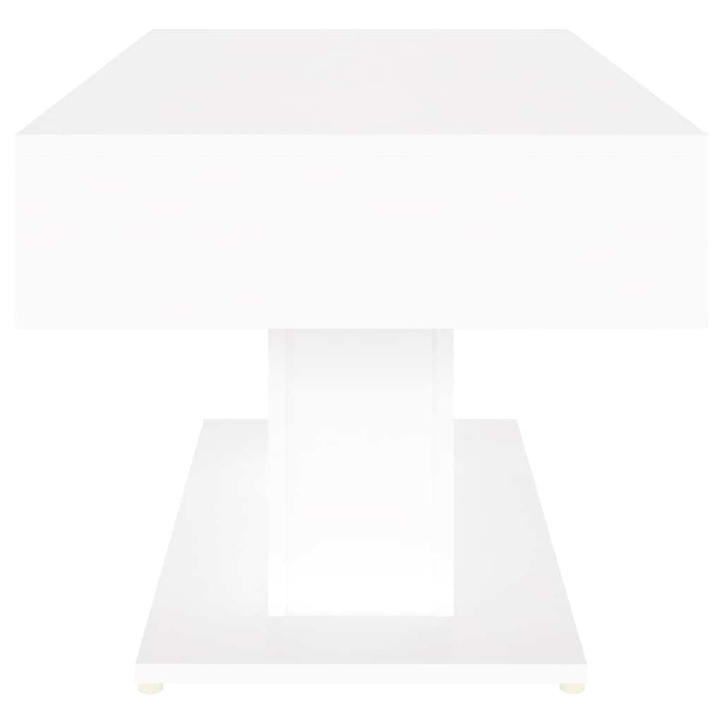 vidaXL Coffee Table White 96x50x45 cm Engineered Wood 5