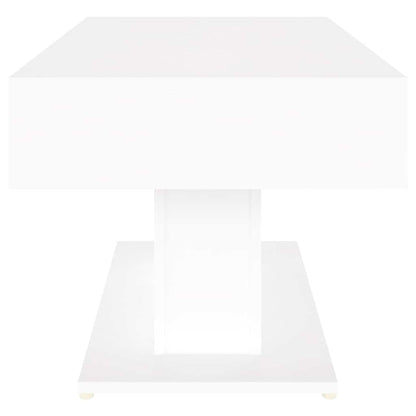 vidaXL Coffee Table White 96x50x45 cm Engineered Wood 5