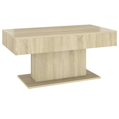 vidaXL Coffee Table Sonoma Oak 96x50x45 cm Engineered Wood 2