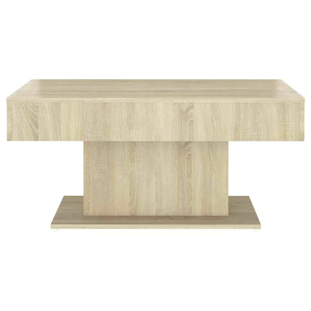 vidaXL Coffee Table Sonoma Oak 96x50x45 cm Engineered Wood 4