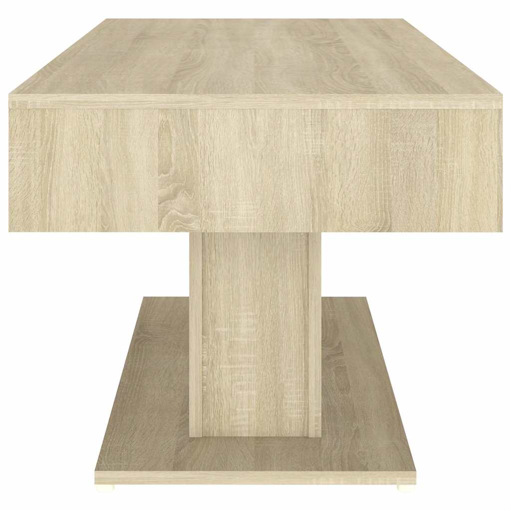 vidaXL Coffee Table Sonoma Oak 96x50x45 cm Engineered Wood 5